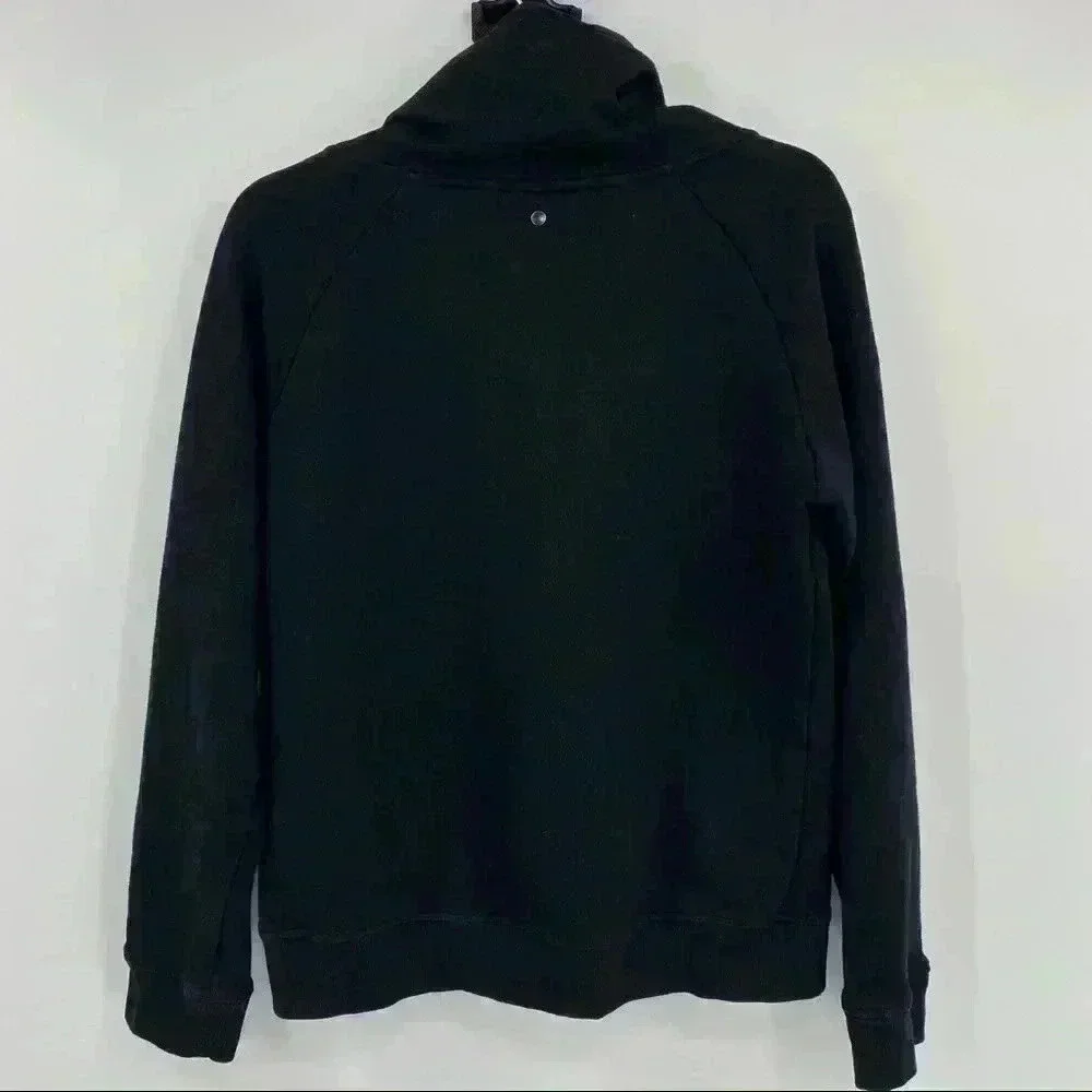 Z by Zella Full Effect Women's Black‎ Zip Activewear Casual Sweater Size L